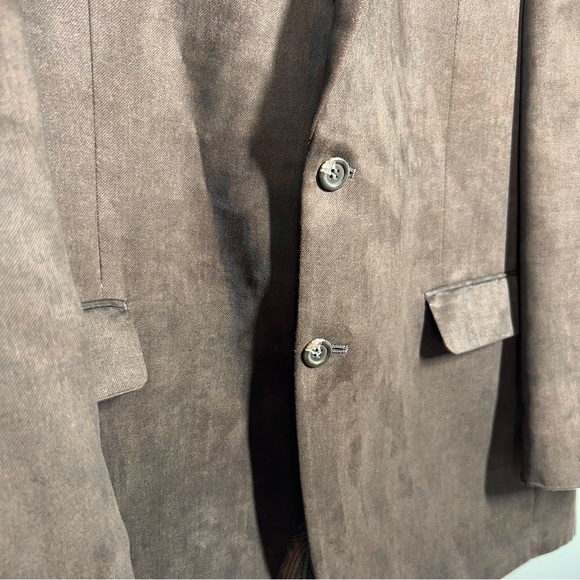 Lauren Ralph Lauren Sport Coat Men’s 44L Single Breast Faux Suede Blazer 110724 - Picture 3 of 16